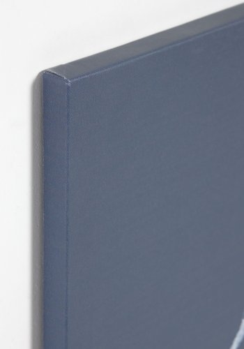 KAVE HOME Zoeli bl og rd abstrakt lrred 60 x 90 cm