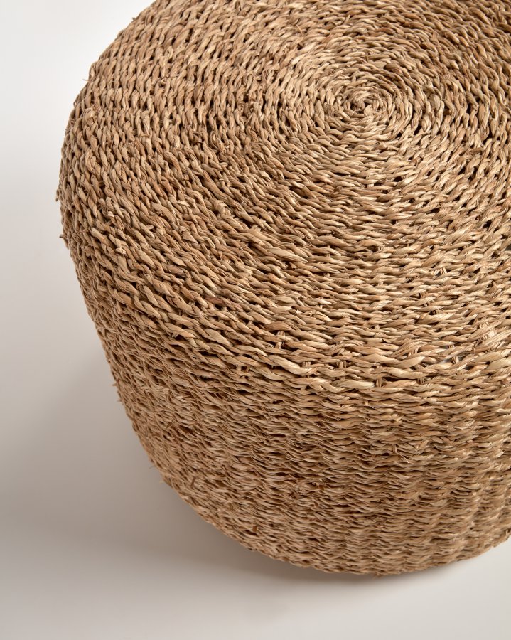 KAVE HOME Someina fodskammel, rund - natur polysthyren og sgrs (40)