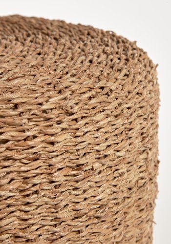 KAVE HOME Someina fodskammel, rund - natur polysthyren og sgrs (40)