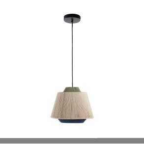KAVE HOME Yuvia loftlampe - multifarvet jute