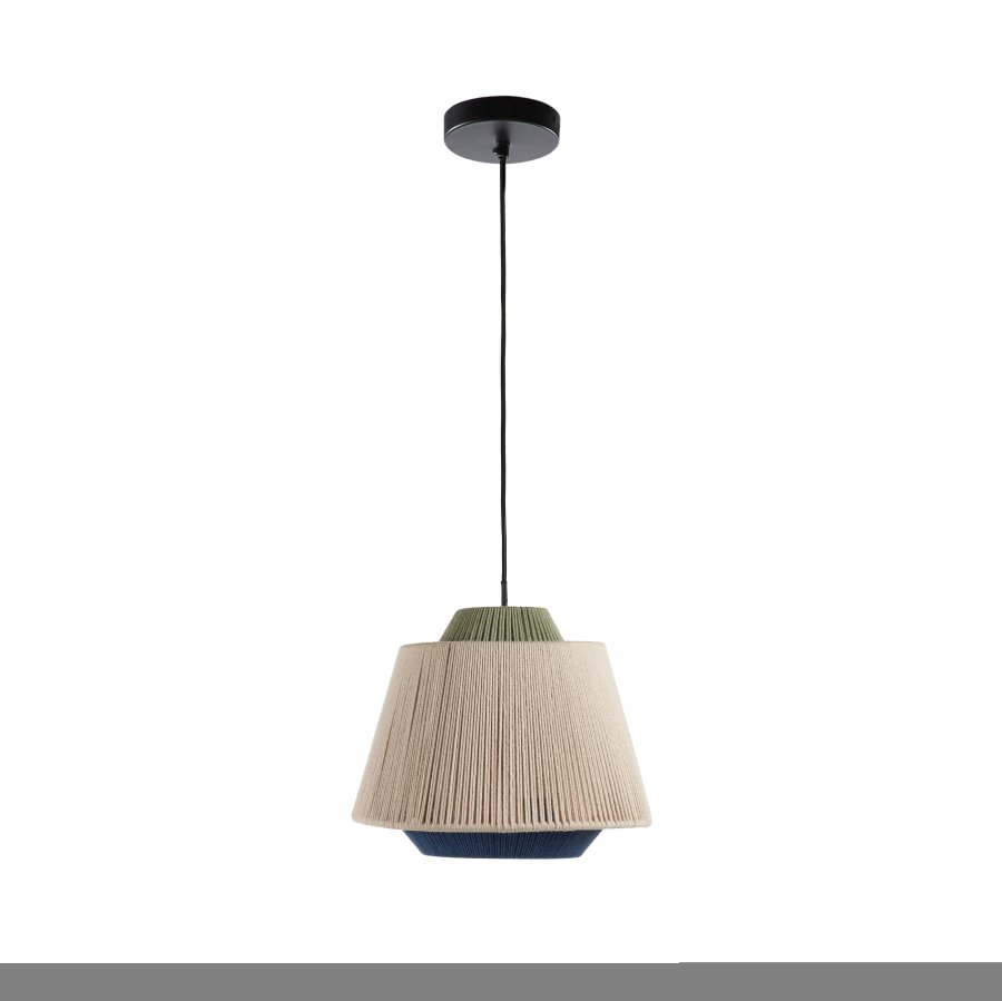 KAVE HOME Yuvia loftlampe - multifarvet jute