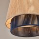 KAVE HOME Yuvia loftlampe - multifarvet jute