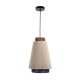 KAVE HOME Yuvia loftlampe - multifarvet jute
