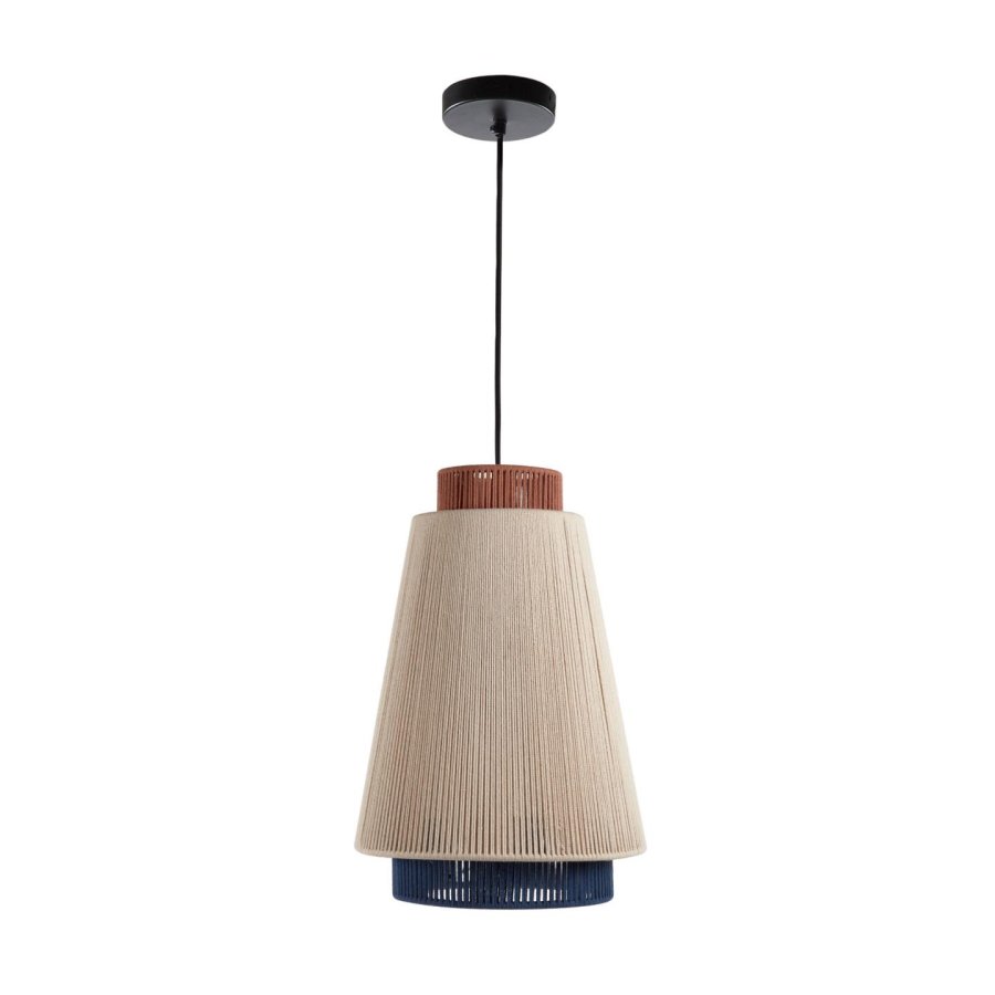 KAVE HOME Yuvia loftlampe - multifarvet jute