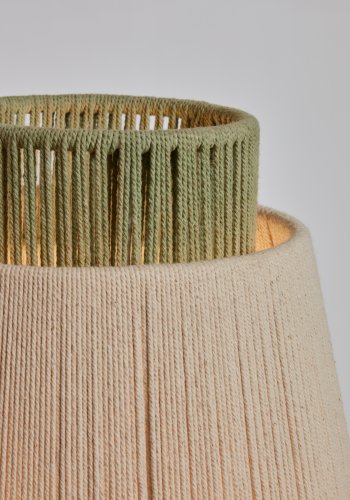 KAVE HOME Yuvia gulvlampe - multifarvet jute