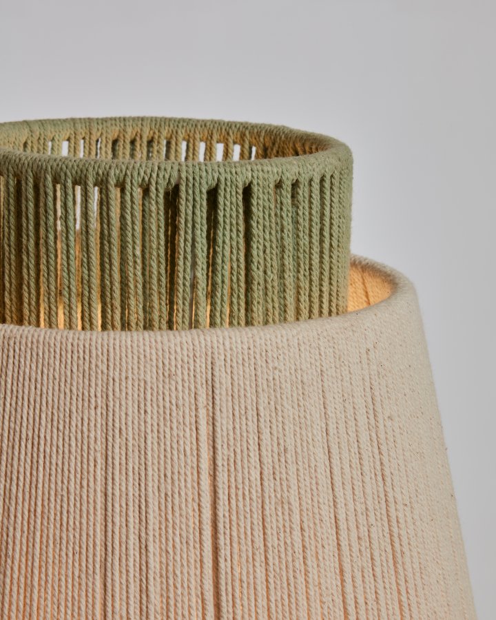 KAVE HOME Yuvia gulvlampe - multifarvet jute