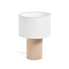 KAVE HOME Bianella bordlampe til brn - stof og beige fljl (H:29)