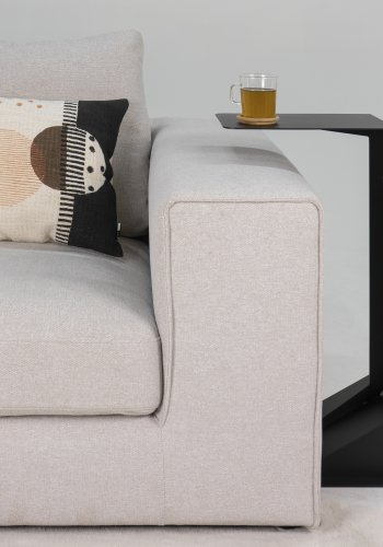 SPINDER DESIGN BRUCE sidebord, rektangulr - sort stl (35x25)