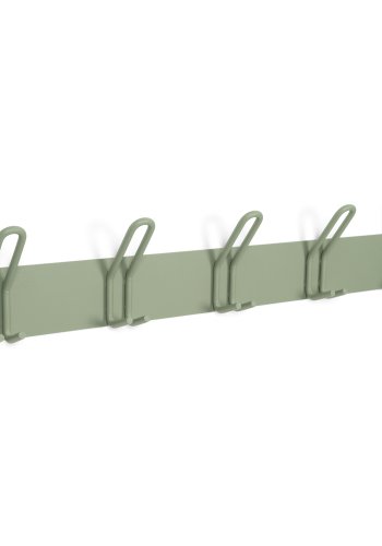 SPINDER DESIGN Miles 5 knagerkke, m. 5 knager - stvet grn stl