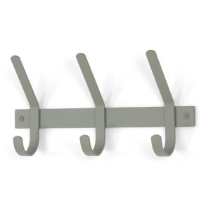 SPINDER DESIGN Dexter 3 knagerkke, m. 3 knager - stvet grn stl