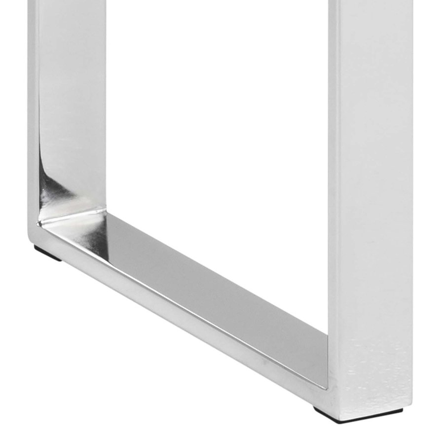 ACT NORDIC Katrine konsolbord - klar glas og krom metal (110x40) 
