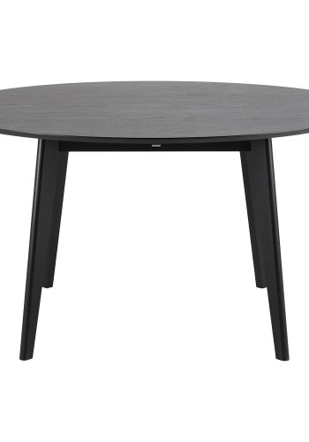 ACT NORDIC Roxby spisebord - sort egetrsfiner og sort gummitr (140)