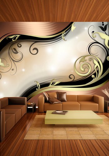 ARTGEIST Fototapet af gyldent mnster - Golden glow (flere strrelser)