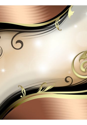 ARTGEIST Fototapet af gyldent mnster - Golden glow (flere strrelser)