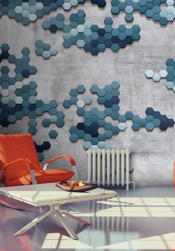 ARTGEIST Fototapet af puslespil i havets farver - Sea puzzle (flere strrelser)