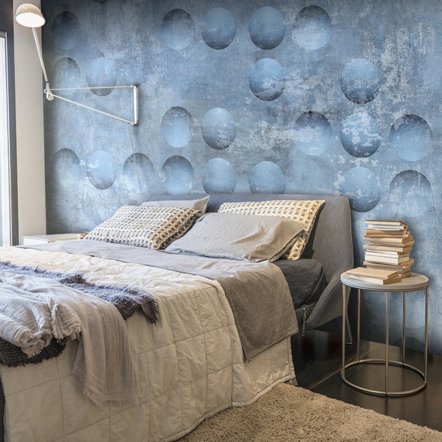 ARTGEIST Fototapet af store drber p bl baggrund af sten - Singin' in the Rain (flere strrelser)