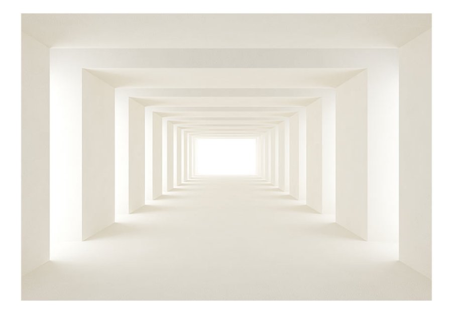 ARTGEIST Fototapet af gang i 3D-effekt - Into the Light (flere strrelser)