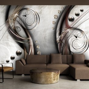 ARTGEIST Fototapet af mnster og diamanter - Two worlds (flere strrelser)