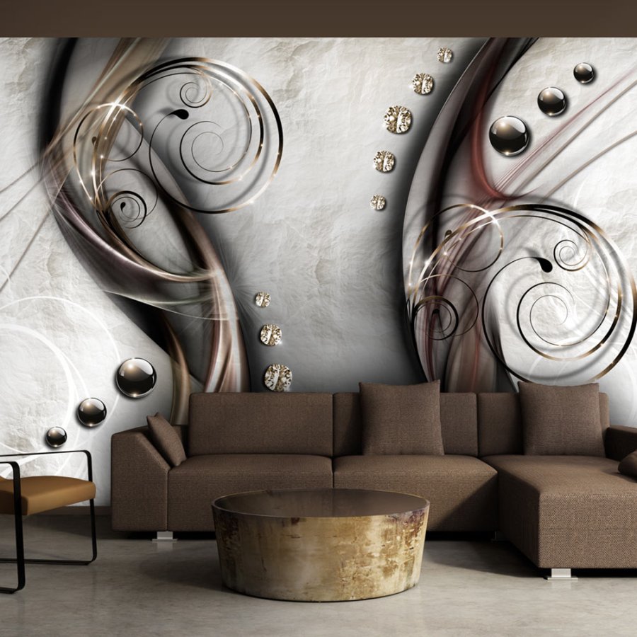 ARTGEIST Fototapet af mnster og diamanter - Two worlds (flere strrelser)