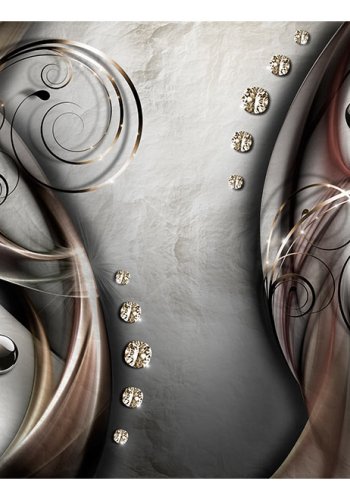 ARTGEIST Fototapet af mnster og diamanter - Two worlds (flere strrelser)