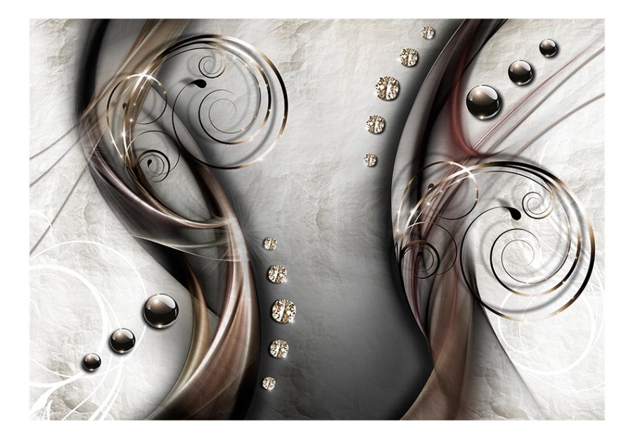 ARTGEIST Fototapet af mnster og diamanter - Two worlds (flere strrelser)