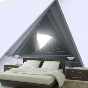 ARTGEIST Fototapet af tunnel i 3D -  Tunnel to the future (flere strrelser)