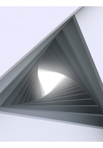 ARTGEIST Fototapet af tunnel i 3D -  Tunnel to the future (flere strrelser)