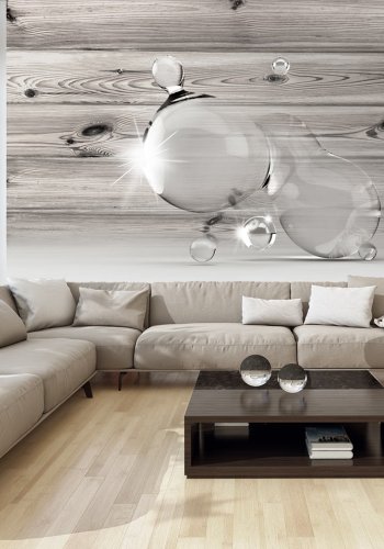 ARTGEIST Fototapet af smukke drber - Light in Drops of Water (flere strrelser)