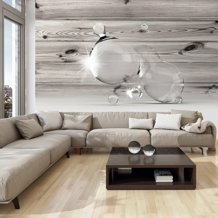 ARTGEIST Fototapet af smukke drber - Light in Drops of Water (flere strrelser)