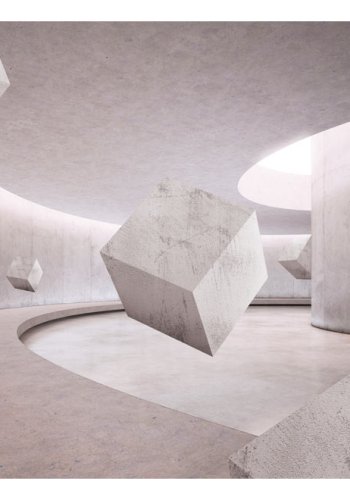 ARTGEIST Fototapet af flyvende geometri - Art of Symmetry (flere strrelser)