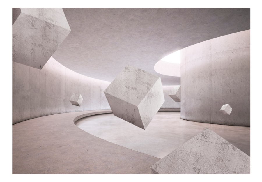 ARTGEIST Fototapet af flyvende geometri - Art of Symmetry (flere strrelser)