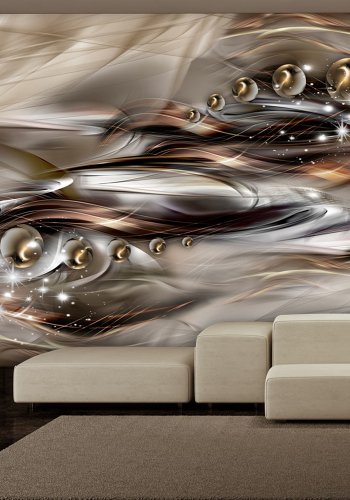 ARTGEIST Fototapet af smukt brunt mnster - Brown Shoal (flere strrelser)