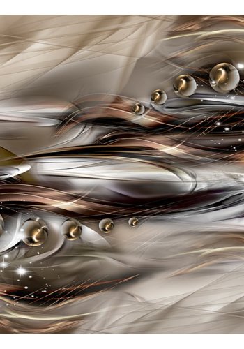 ARTGEIST Fototapet af smukt brunt mnster - Brown Shoal (flere strrelser)