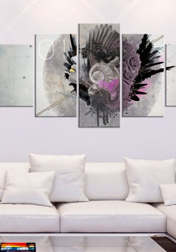 ARTGEIST Unusual Woman - Abstrakt billede med kvinde trykt p lrred - Flere strrelser