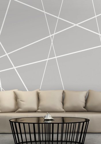 ARTGEIST Fototapet af moderne streger - Modern Cobweb (flere strrelser)