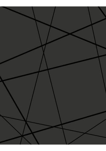 ARTGEIST Fototapetb af mordene streger i sort - Dark Intersection (flere strrelser)