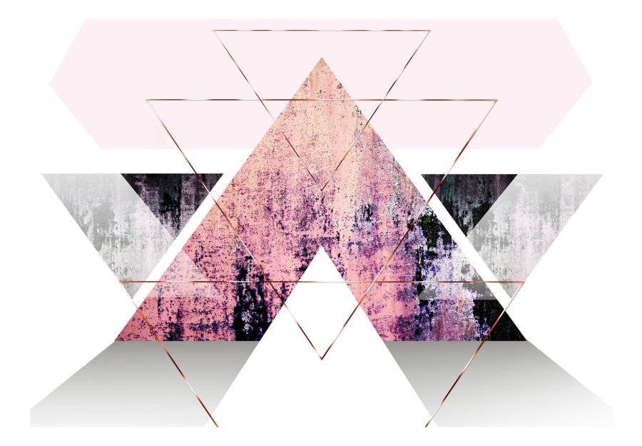 ARTGEIST Fototapet - Gate to Paradise, geomeriske figurer i feminine farver (flere strrelser)