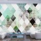 ARTGEIST Fototapet - Rhombic Chessboard (Green), anderledes skak (flere strrelser)