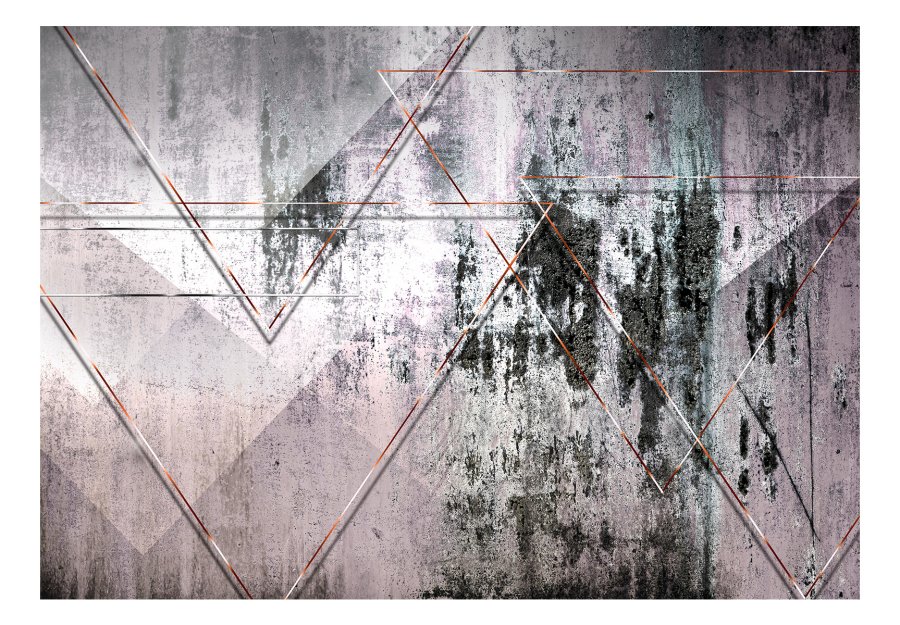 ARTGEIST Fototapet - Geometric Wall, r geometri (flere strrelser)