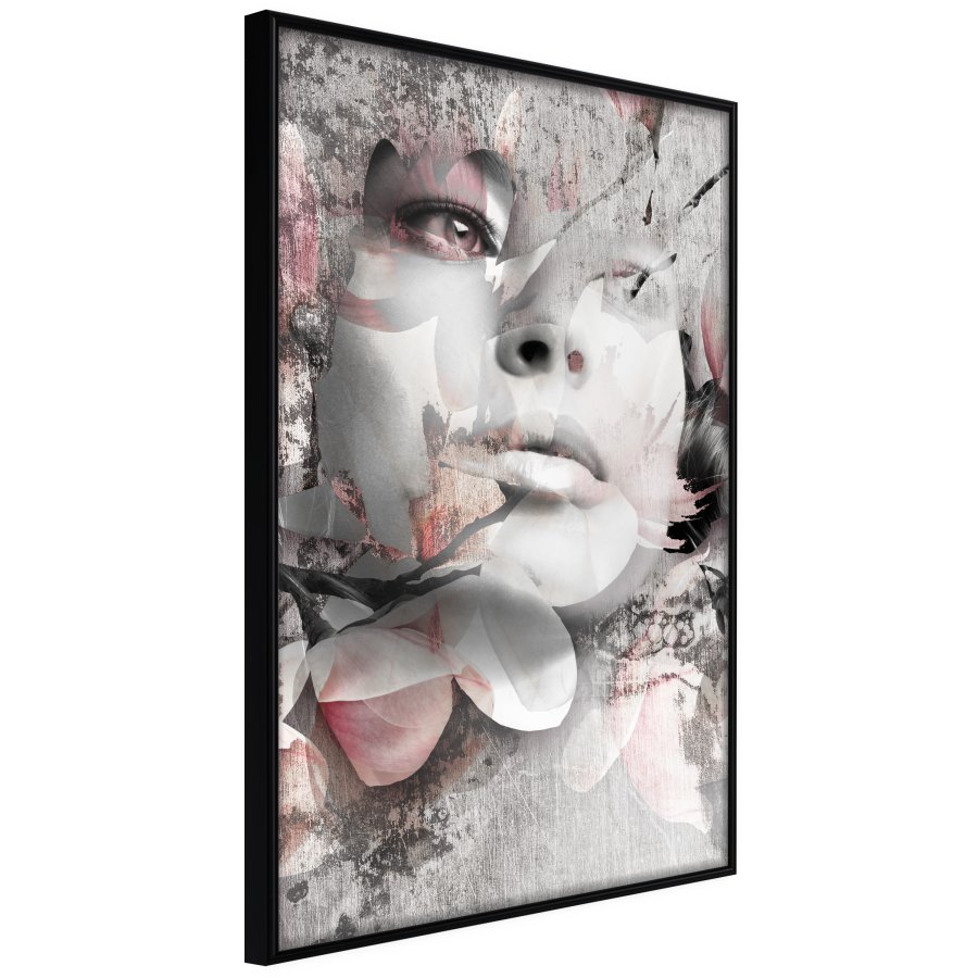ARTGEIST Plakat med ramme - Lady in the Flowers