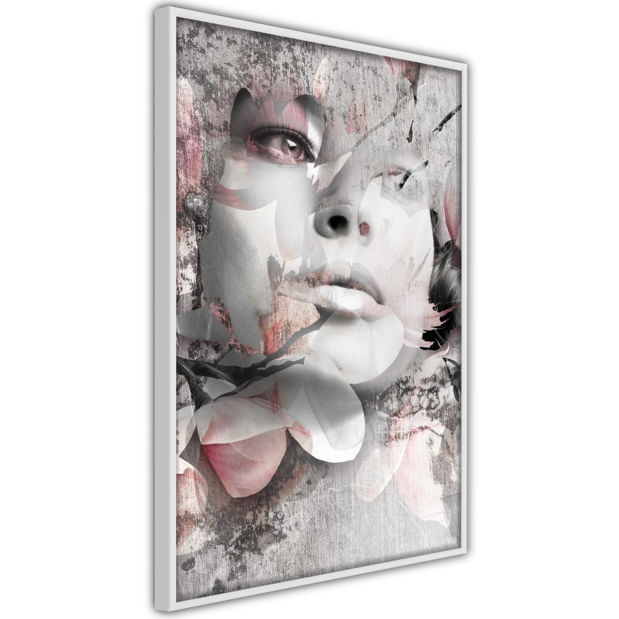 ARTGEIST Plakat med ramme - Lady in the Flowers