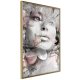 ARTGEIST Plakat med ramme - Lady in the Flowers