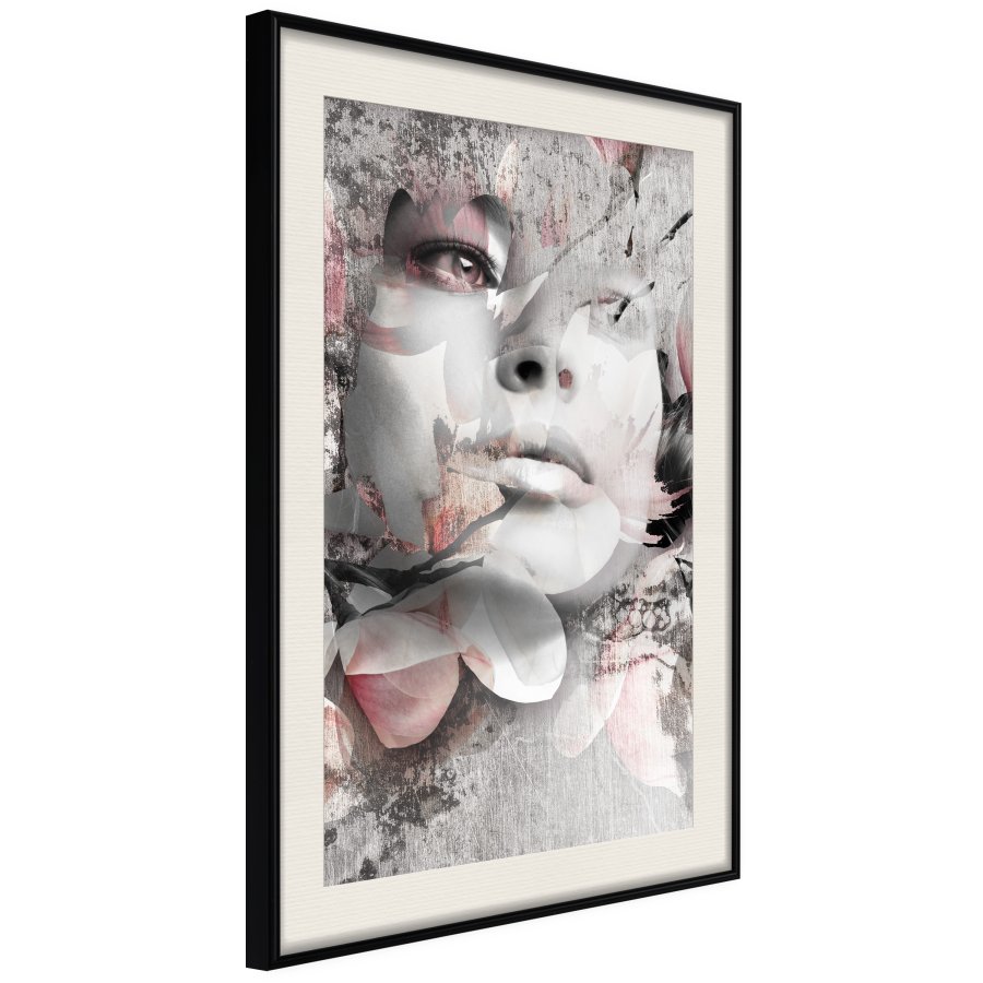 ARTGEIST Plakat med ramme - Lady in the Flowers