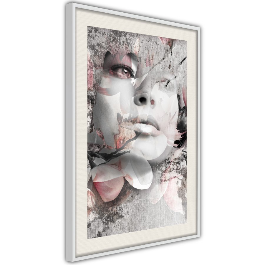 ARTGEIST Plakat med ramme - Lady in the Flowers