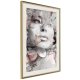 ARTGEIST Plakat med ramme - Lady in the Flowers