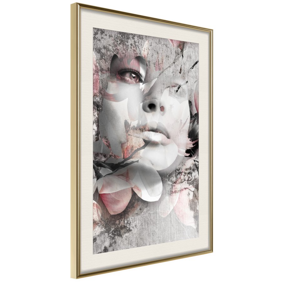 ARTGEIST Plakat med ramme - Lady in the Flowers