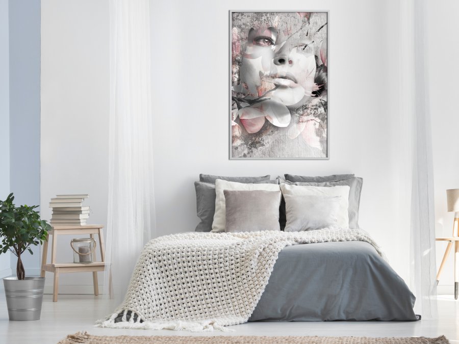 ARTGEIST Plakat med ramme - Lady in the Flowers