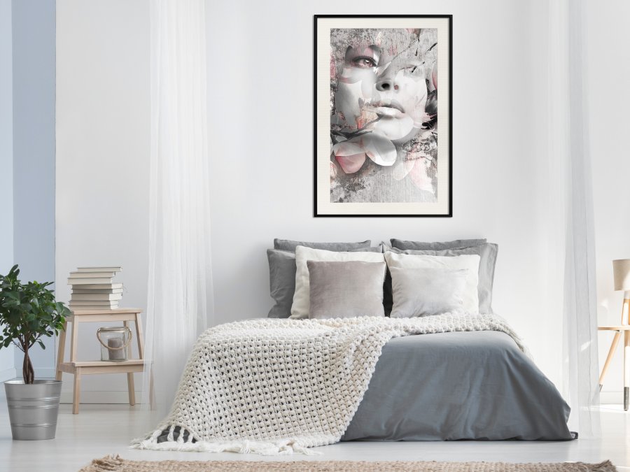 ARTGEIST Plakat med ramme - Lady in the Flowers