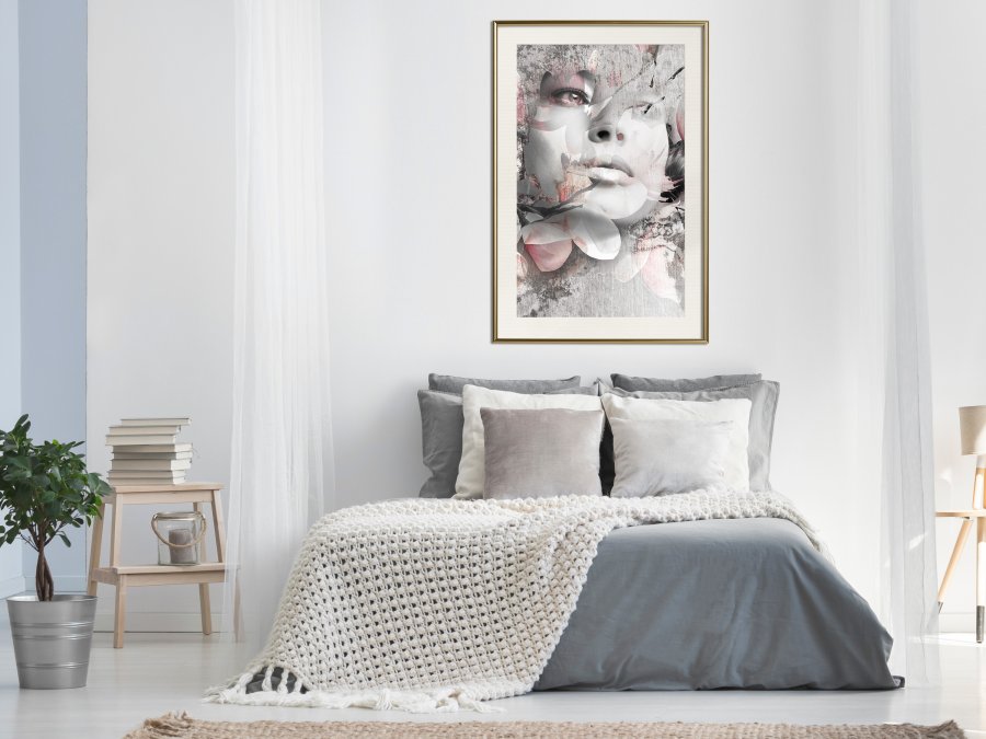 ARTGEIST Plakat med ramme - Lady in the Flowers