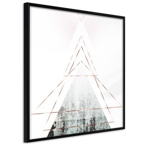 ARTGEIST Plakat med ramme - Snow-Capped Peak (Square)